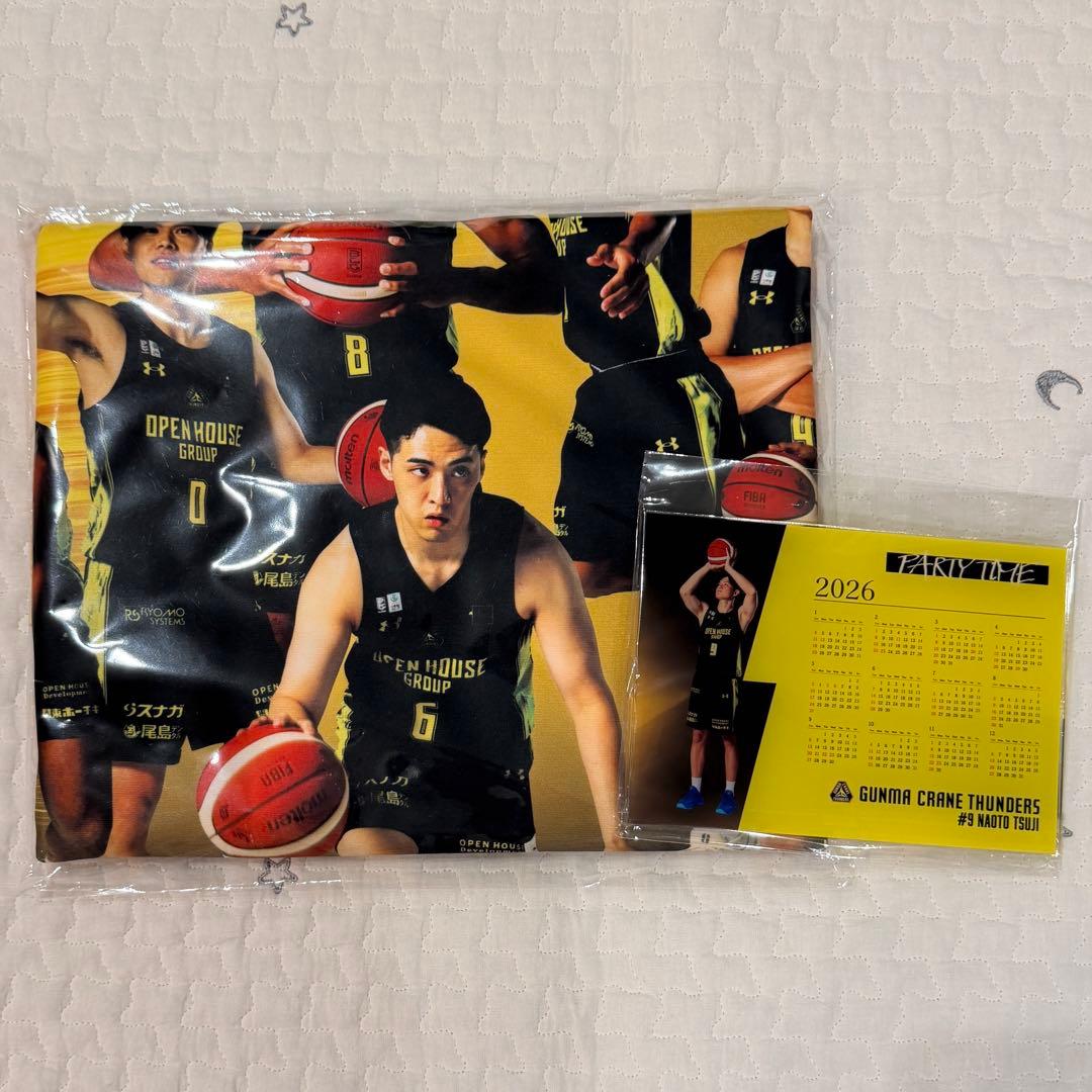 u*f様 群馬クレインサンダーズ 福袋 バスタオル・アクリルカレンダー(#9 辻