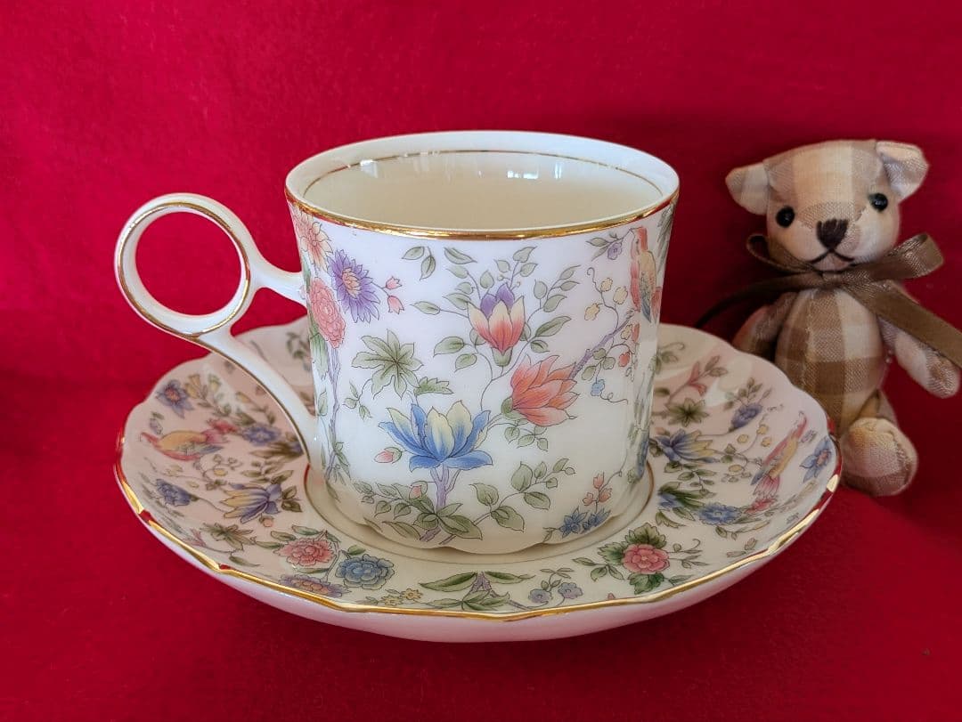 桃山陶器　ティーカップ＆洋皿28点セット