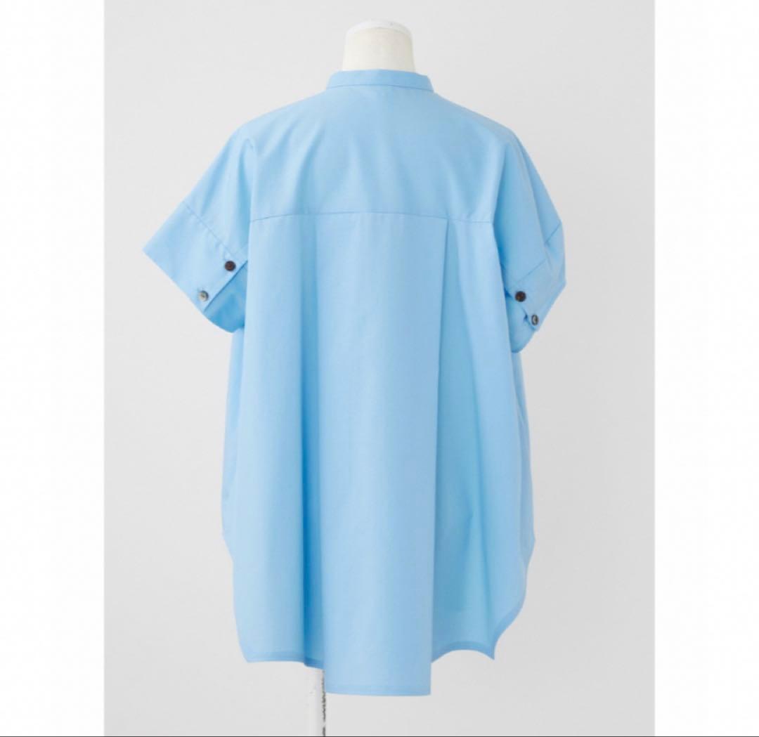 トップス ENFOLD WASHABLE HALFSLEEVE HEXAGON-SHIRT