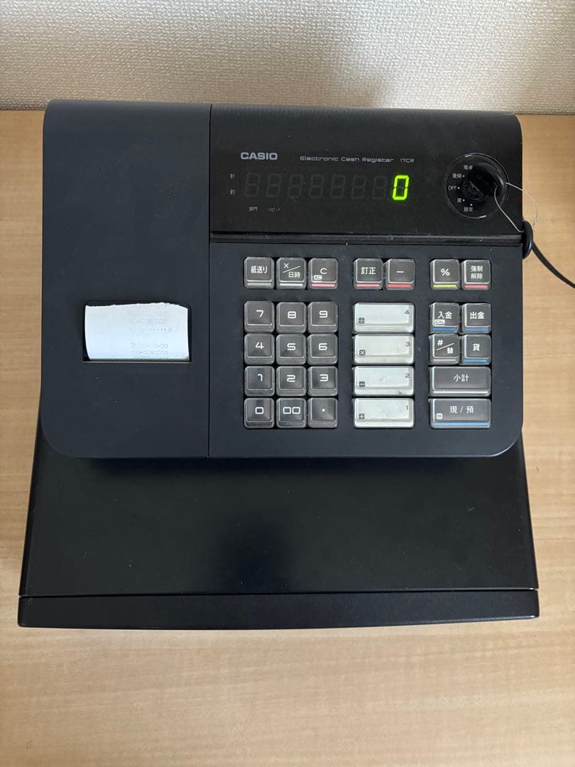 カシオ 17CR レジスター　簡単操作