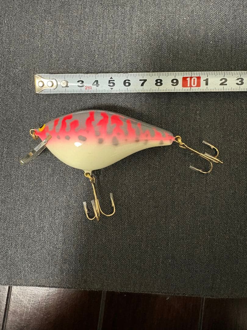 バルサ50クランクベイトオリジナルグレーコーチ　則サイン入