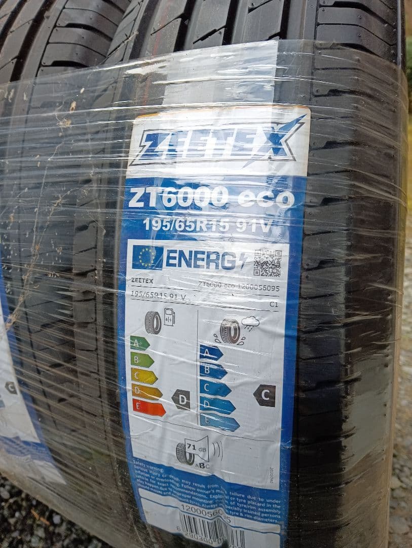 11日限定特価４本組　195/65R15 91V　ZEETEX ZT6000
