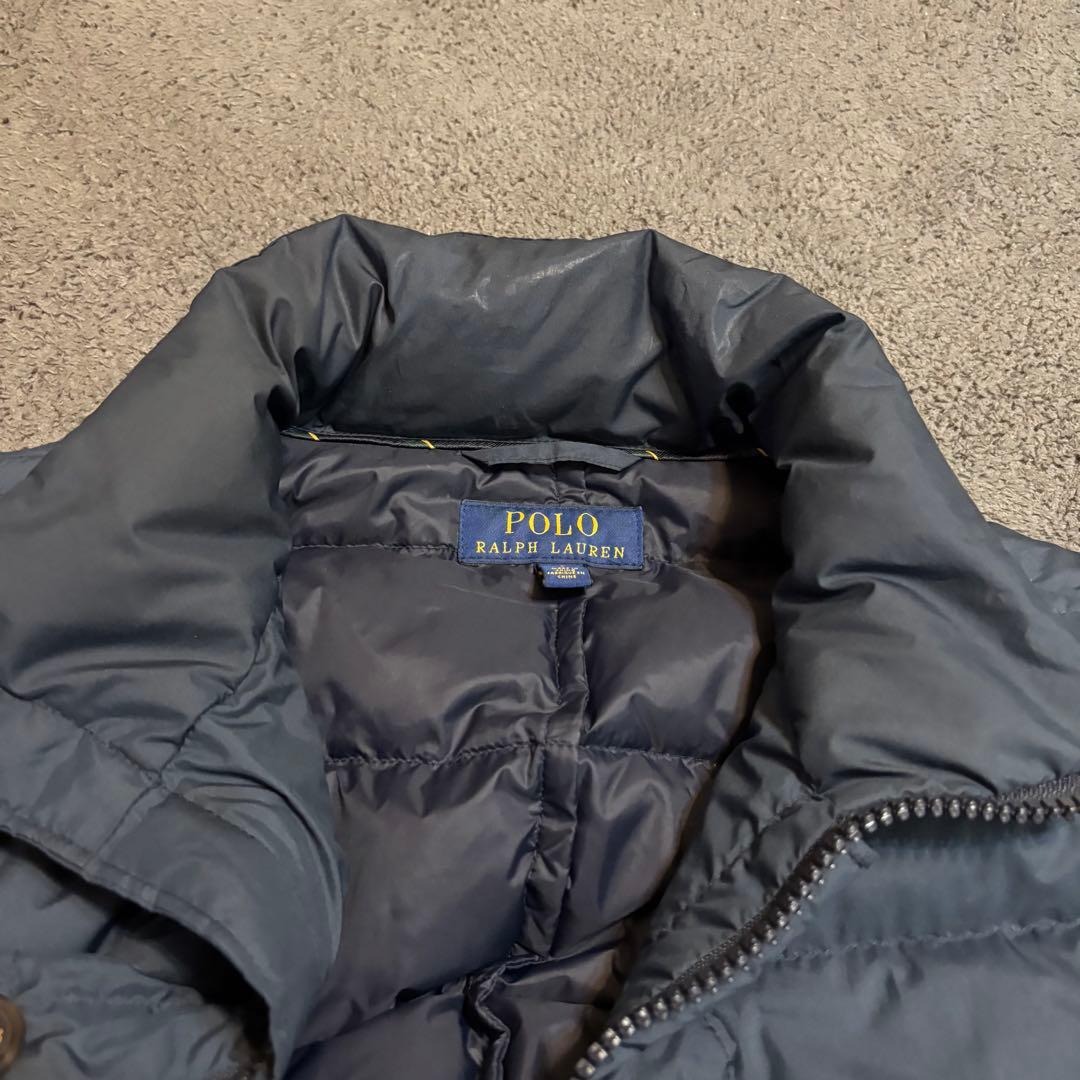 ポロ・ラルフローレン / ダウンステンカラーコート ネイビー SPサイズ