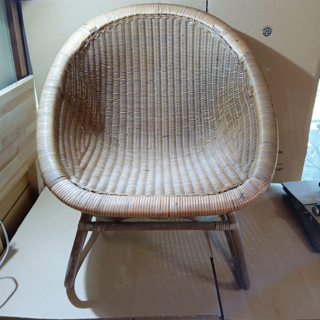 1人掛けソファ Old Rattan Chair