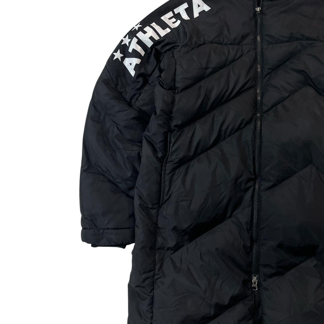 【ゆゆ】　ATHLETA アスレタ ベンチコート ブラック M 極暖 軽量