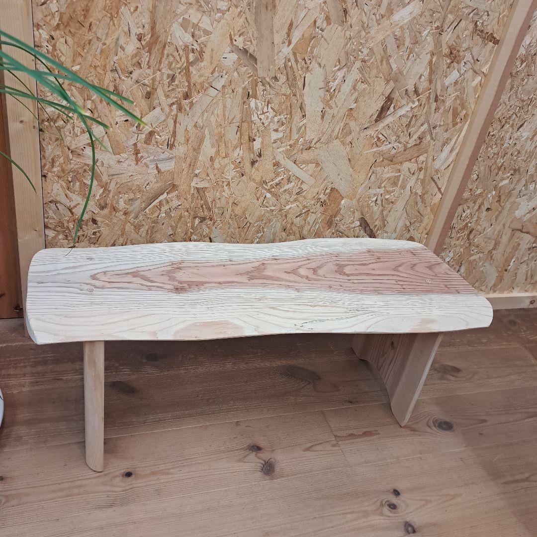 ナチュラル木製ベンチ 約78センチ