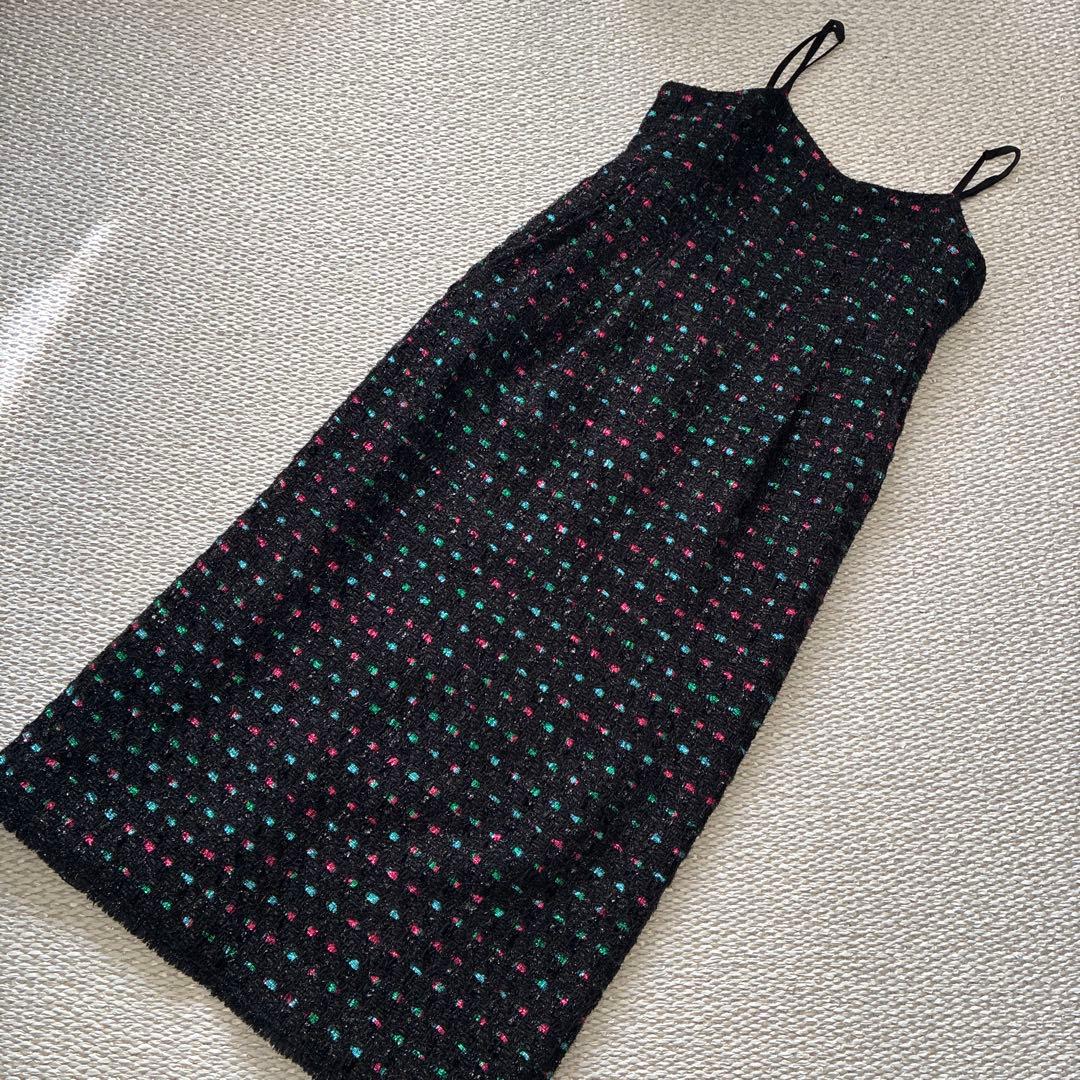 一回着美品！トゥモローランド　LINTON社　ワンピース　マカフィーニット２点