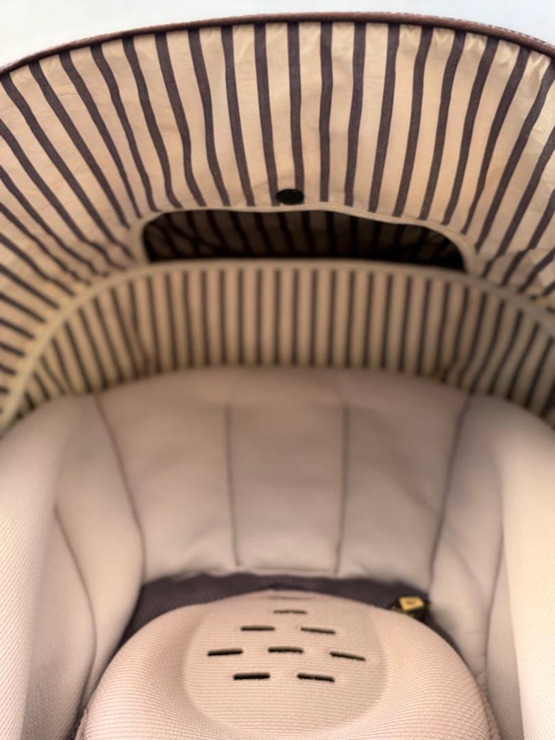 コンビ スゴカルα 4キャス compact ストライプベージュ