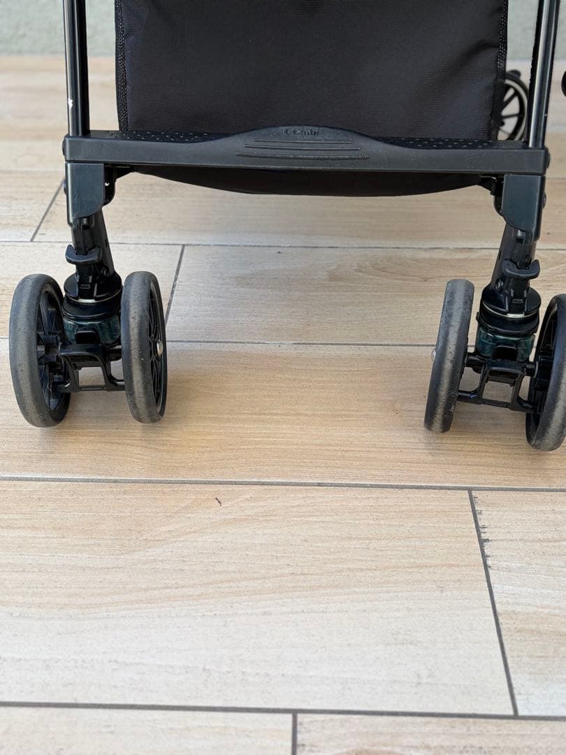 コンビ スゴカルα 4キャス compact ストライプベージュ