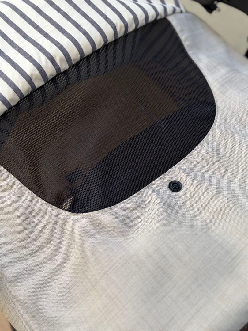 コンビ スゴカルα 4キャス compact ストライプベージュ