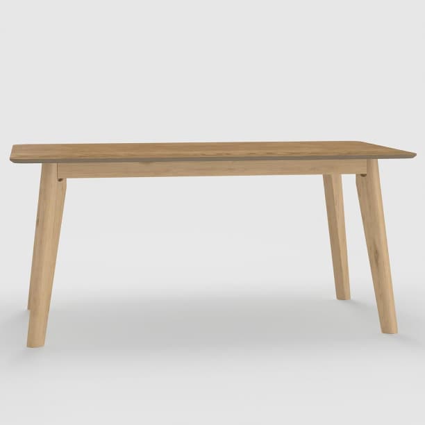 ダイニングテーブル 4人用 120×80cm ナチュラルウッド 簡単組立