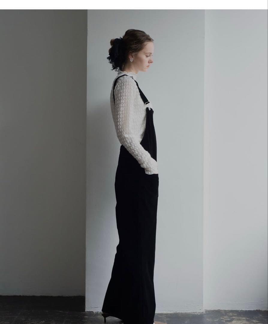 trefleplus TRÈFLE+1 ベルベットオーバーオール　サイズ　02