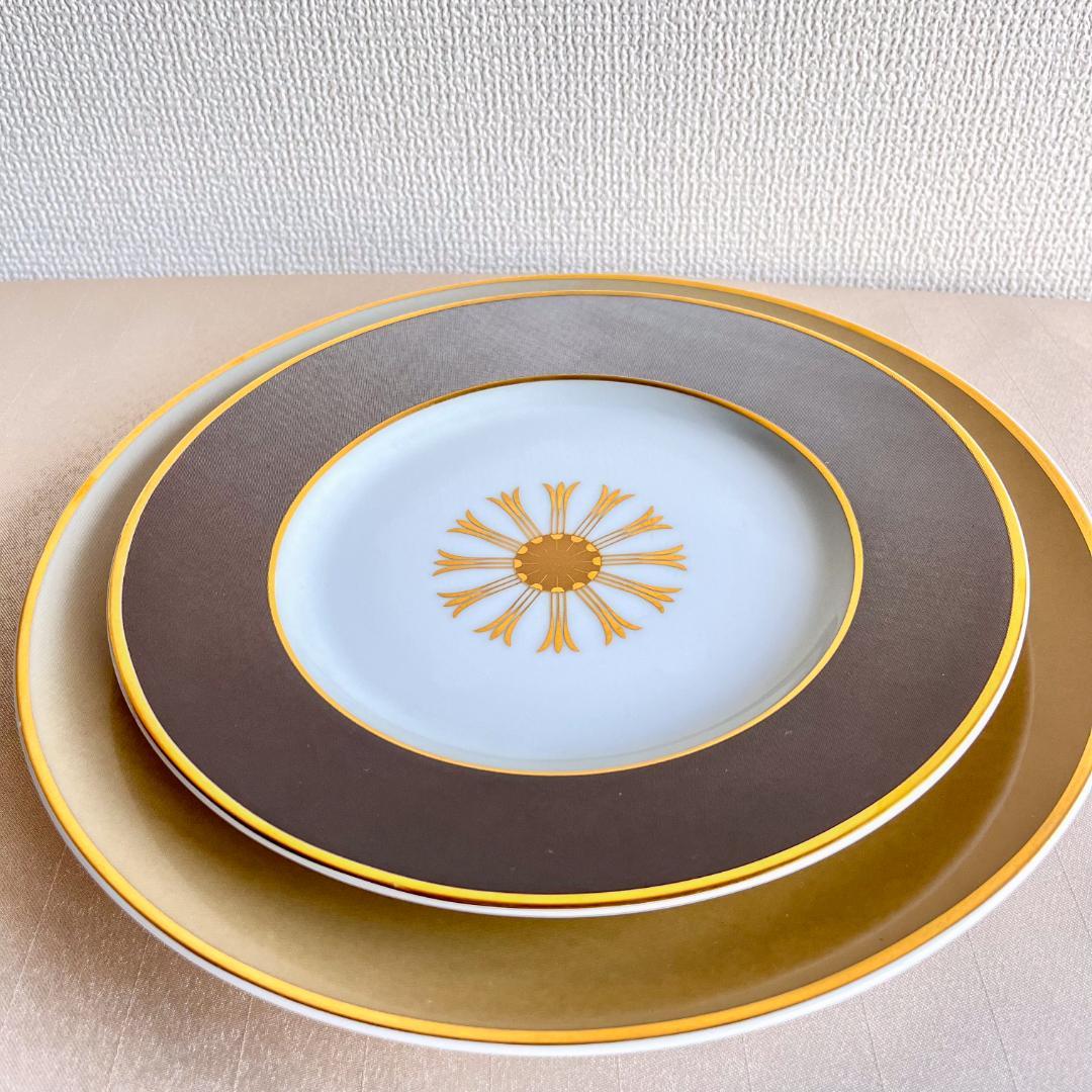 ★新品未使用 ★フランス製シャビーシックなディナープレート 4枚