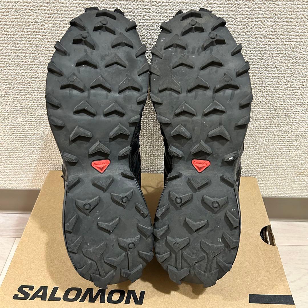 靴 SALOMON SPEEDCROSS 3 Black/Quiet Shade