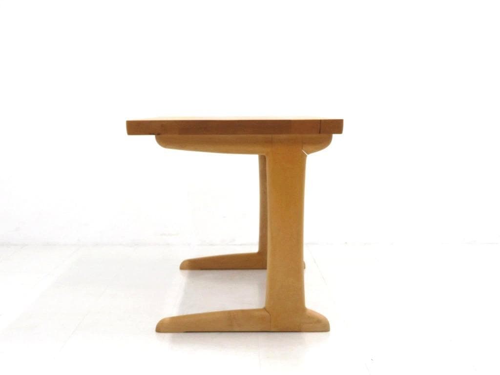 展示品　メープル材　無垢材　オイル仕上げ　デスク　書斎机　勉強机　北欧　高級