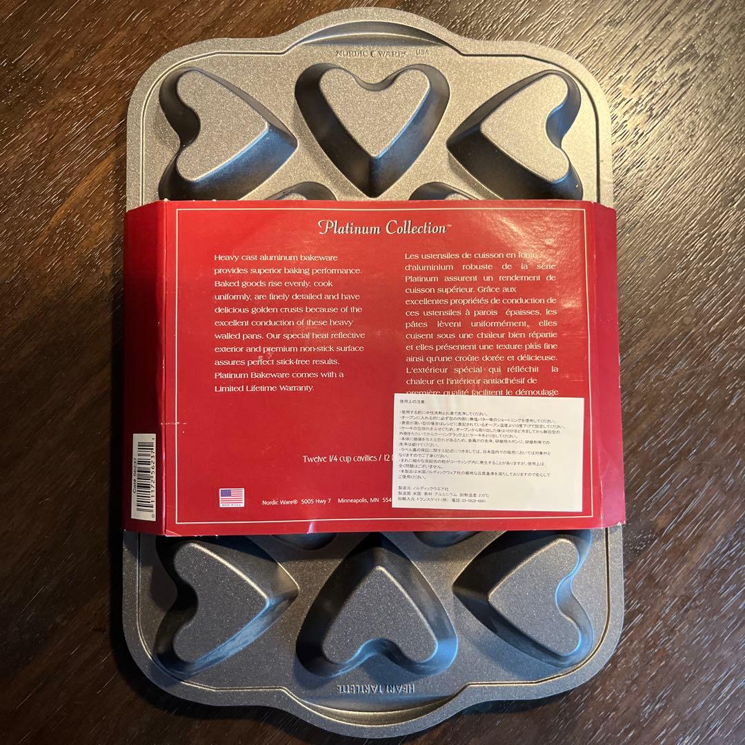 【未使用】NORDIC WARE ノルディックウェア ハートタルト型