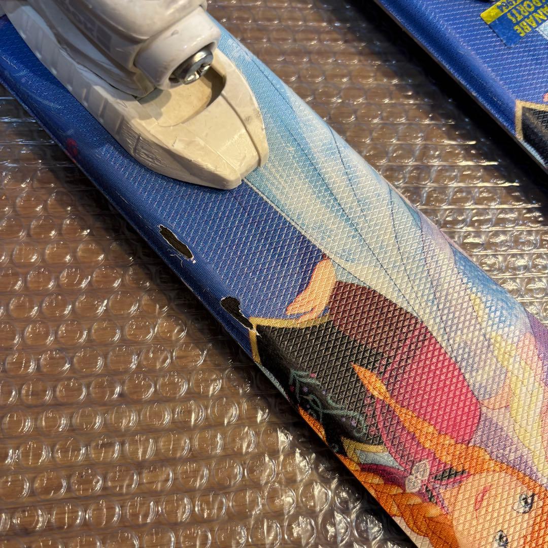 女の子　ジュニアスキーセット　ロシニョール　116cmアナ雪　21-21.5cm