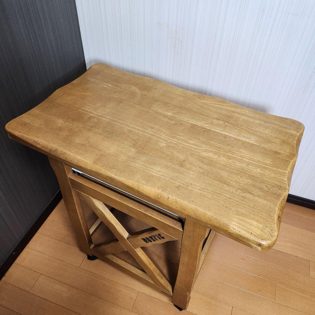 カゴ付き karimoku カリモク RUSTIC ルスティック ワゴンテーブル
