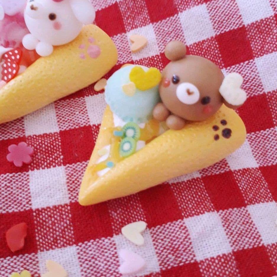 クレープ大好き♡くま