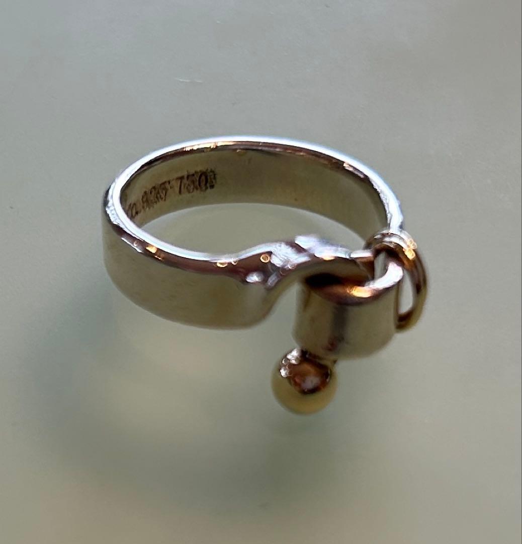 Tiffany & Co. フック&アイシルバー925 ゴールドリング