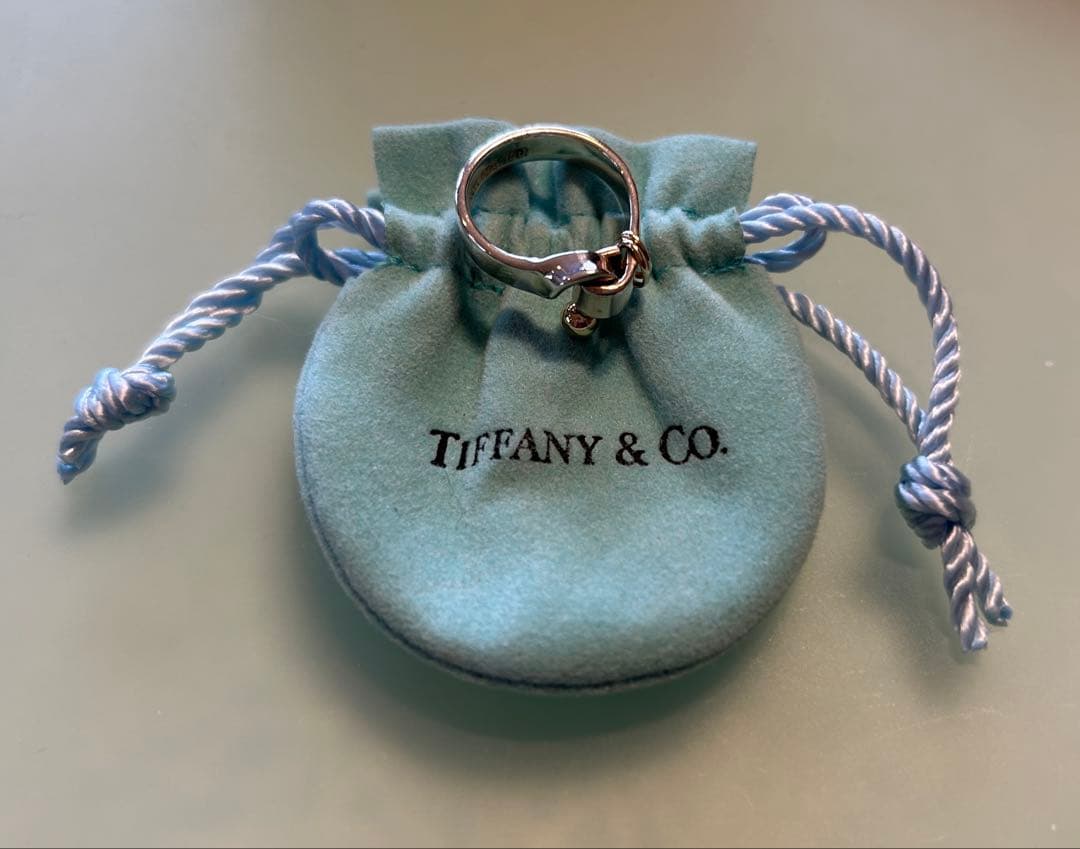Tiffany & Co. フック&アイシルバー925 ゴールドリング