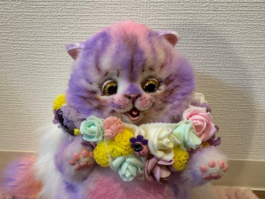 ⚠️最終値下げ⚠️　海外作家様作　アートドール　太っちょ猫