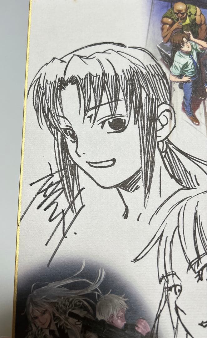 ハ*ロ様 伊藤明弘 広江礼威 高橋慶太郎 直筆イラストサイン色紙