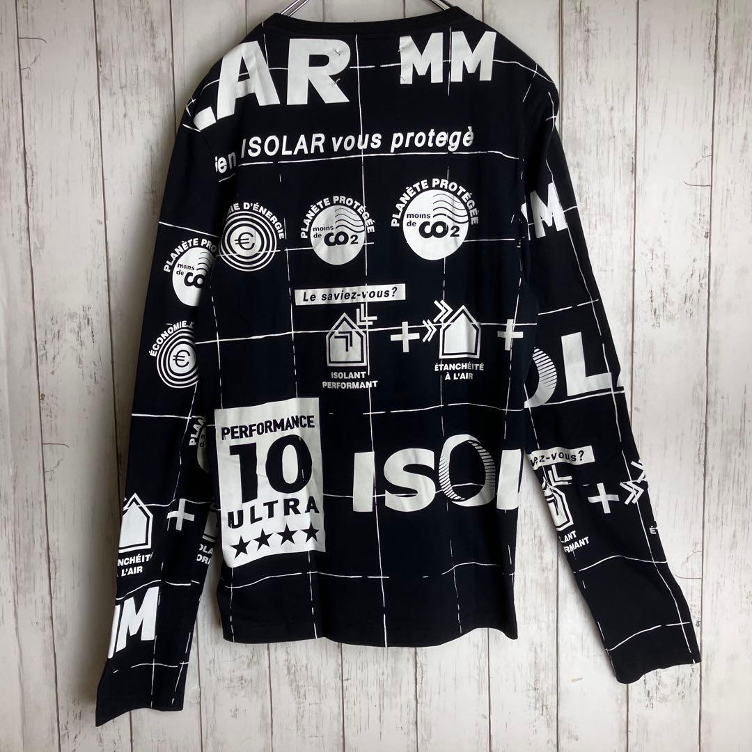 Martin Margiela 10 総柄　長袖　カットソー　イタリア製　46