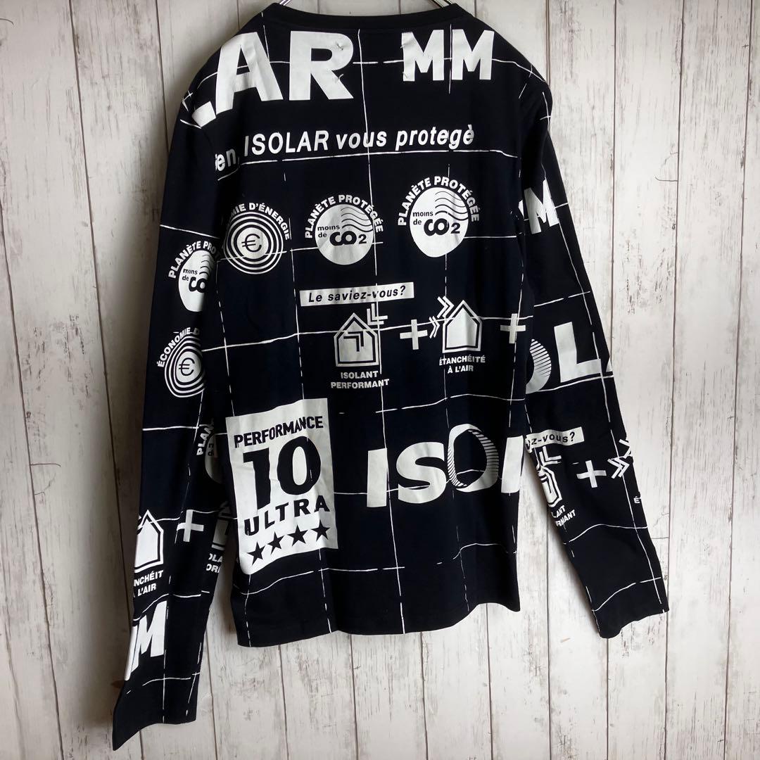 Martin Margiela 10 総柄　長袖　カットソー　イタリア製　46