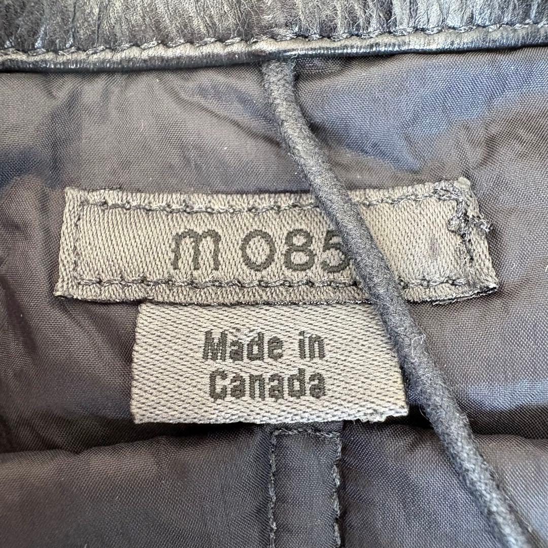 エムゼロエイトファイブワン m0851 アニリン レザー トートバッグ ブラック