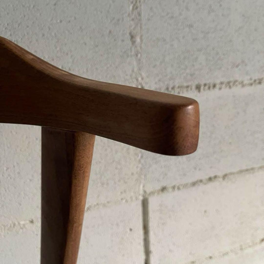 天然木無垢　北欧スタイル　ダイニングチェア　天然木笠木曲木　ハーフアーム