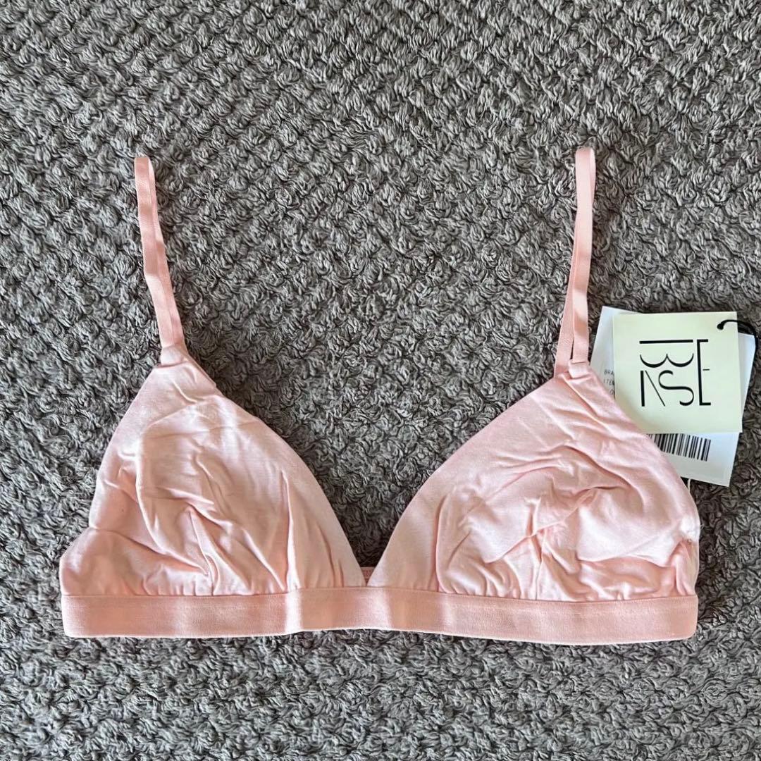 新品タグ付！BASERANGE ミシシッピブラSピンク 下着 アンダーウェア