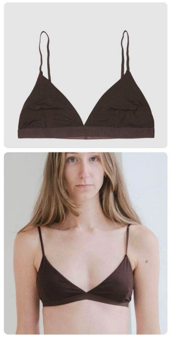 新品タグ付！BASERANGE ミシシッピブラSピンク 下着 アンダーウェア