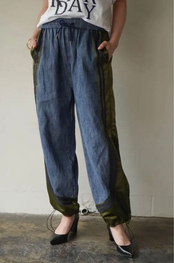 RADIATE ナイロンドッキングラインデニムパンツ　ヤマダヤ