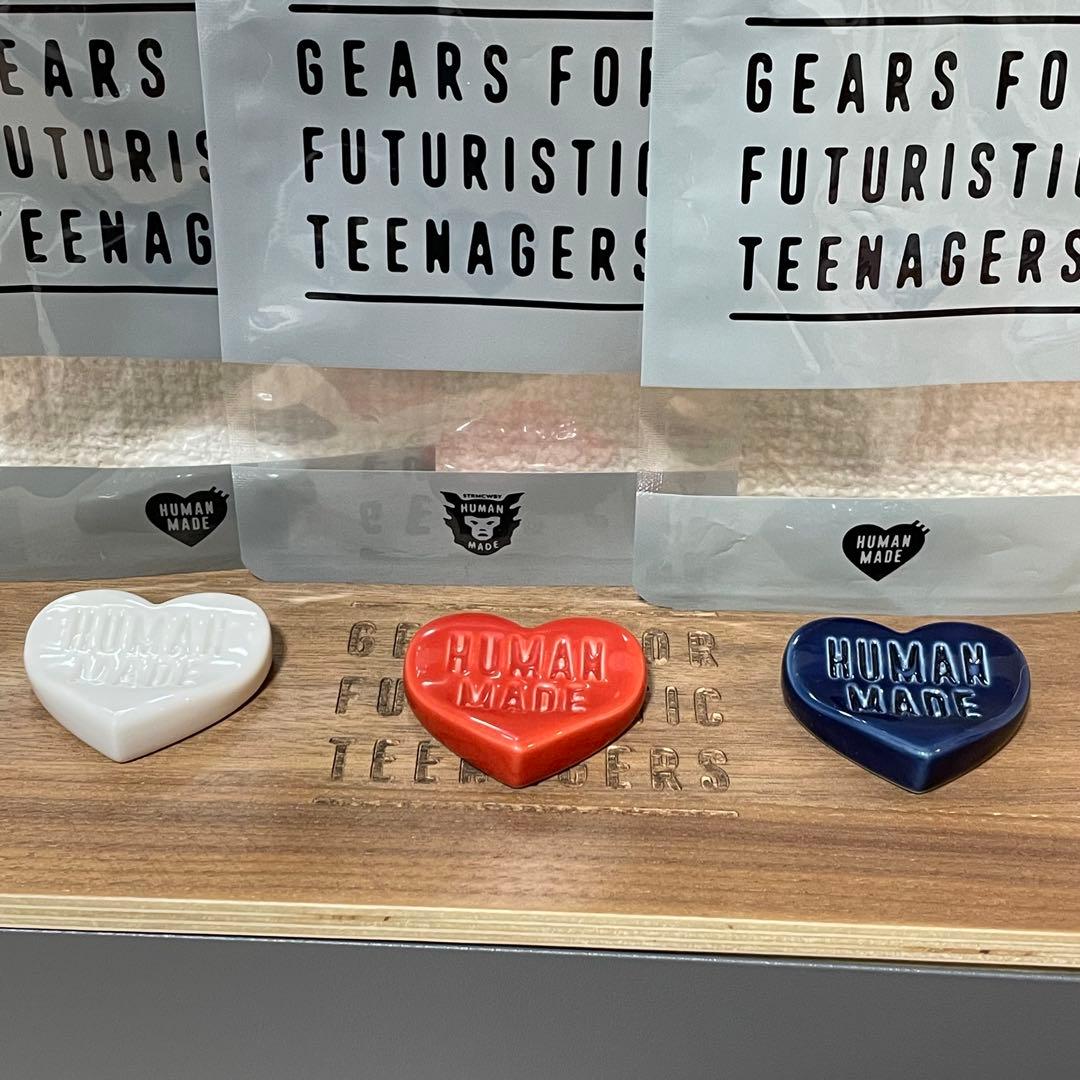 希少✤Human Made ヒューマンメイド 箸置き ホワイト レッド ブルー