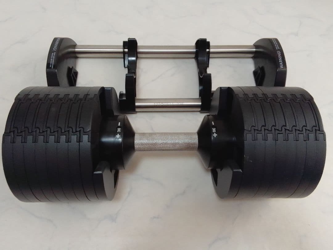 ① NUO BELL 236 可変式ダンベル 36kg 2kg刻み フレックス