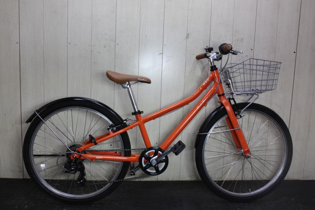 コーダーブルーム asson24 アルミ シマノ6速 24インチ オレンジ