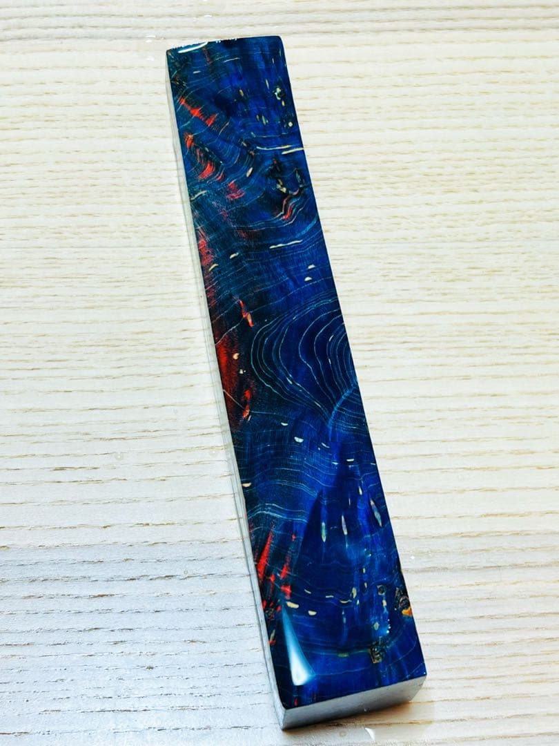 スタビライズドウッド　メープルバール　瘤材B4607