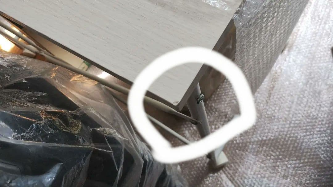 【愛知西三河引取限定】新品　ニトリデスク 引き出し2つ付