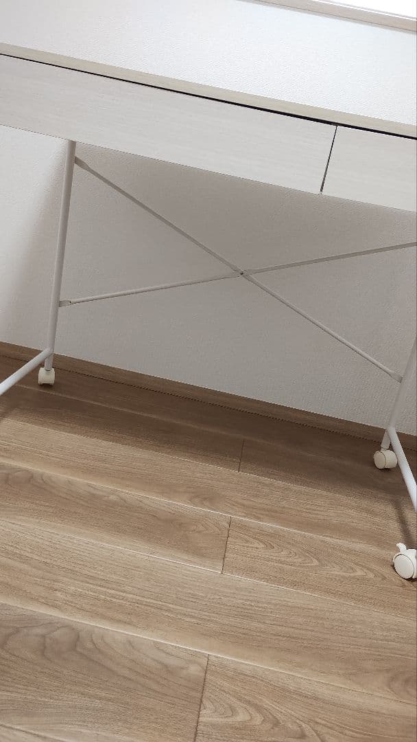 【愛知西三河引取限定】新品　ニトリデスク 引き出し2つ付