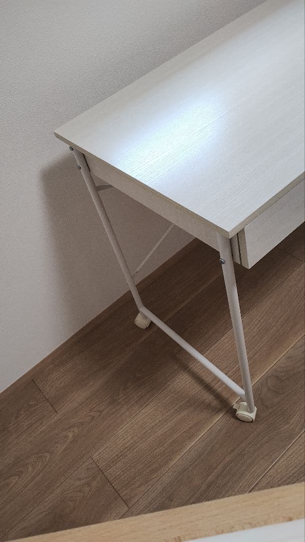 【愛知西三河引取限定】新品　ニトリデスク 引き出し2つ付