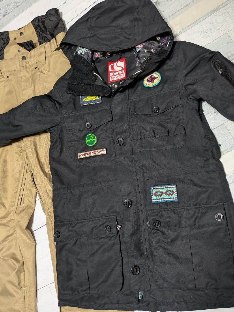 BONFIRE メンズスノボードスノボースキーウェア　サイズS