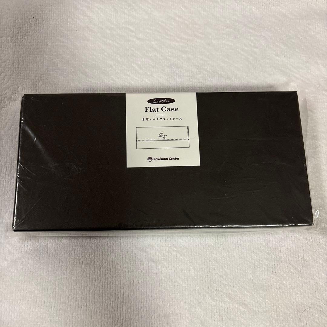 本革　ブラッキー　ポケモンセンター マルチフラットケース