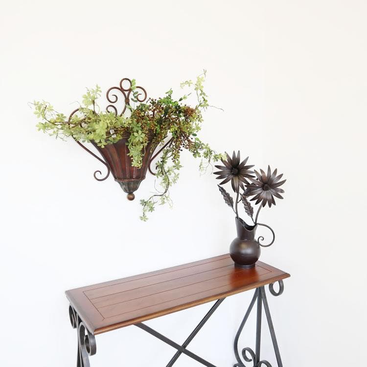 ウォールプランター レトロブラウン ヨーロピアン
