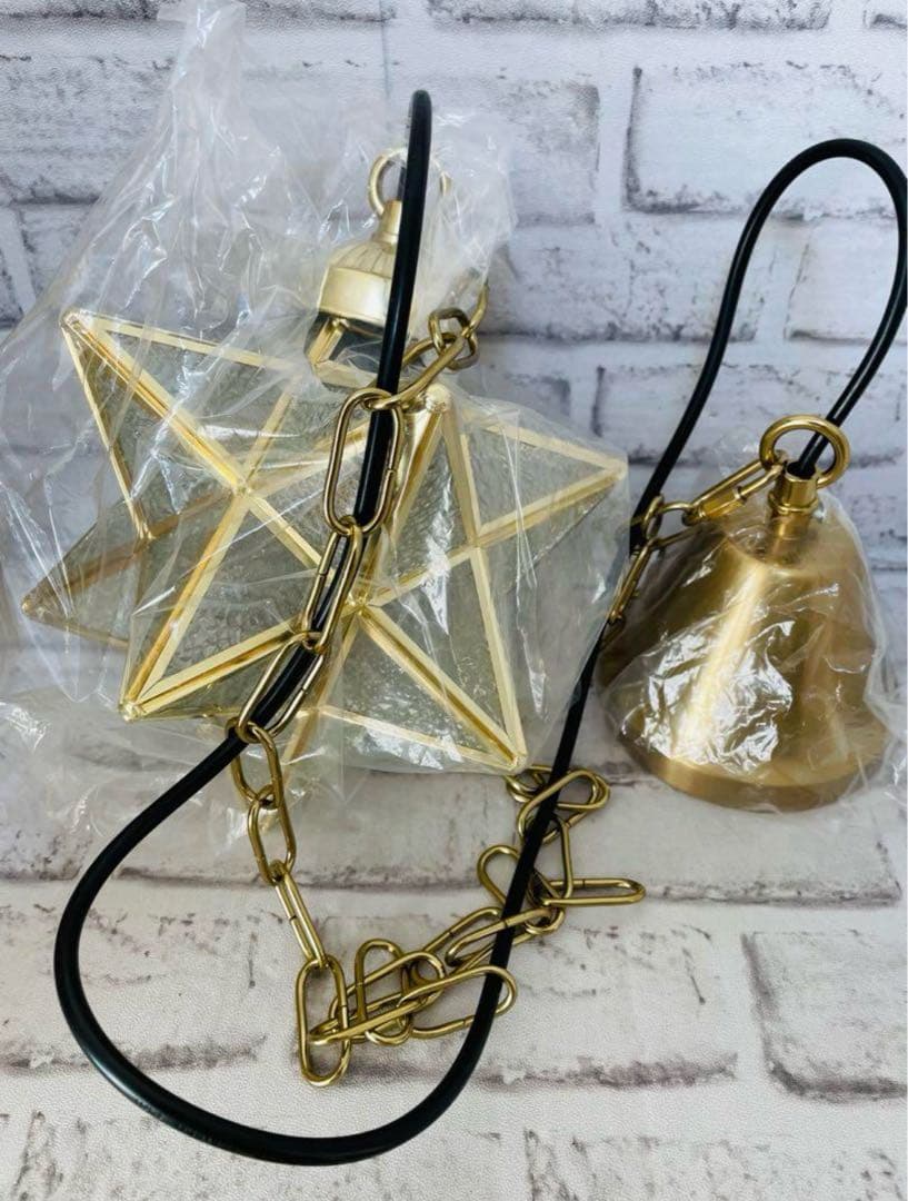 ペンダントライト 照明 おしゃれ 1灯 星形 星型 照明器具 ガラス 北欧