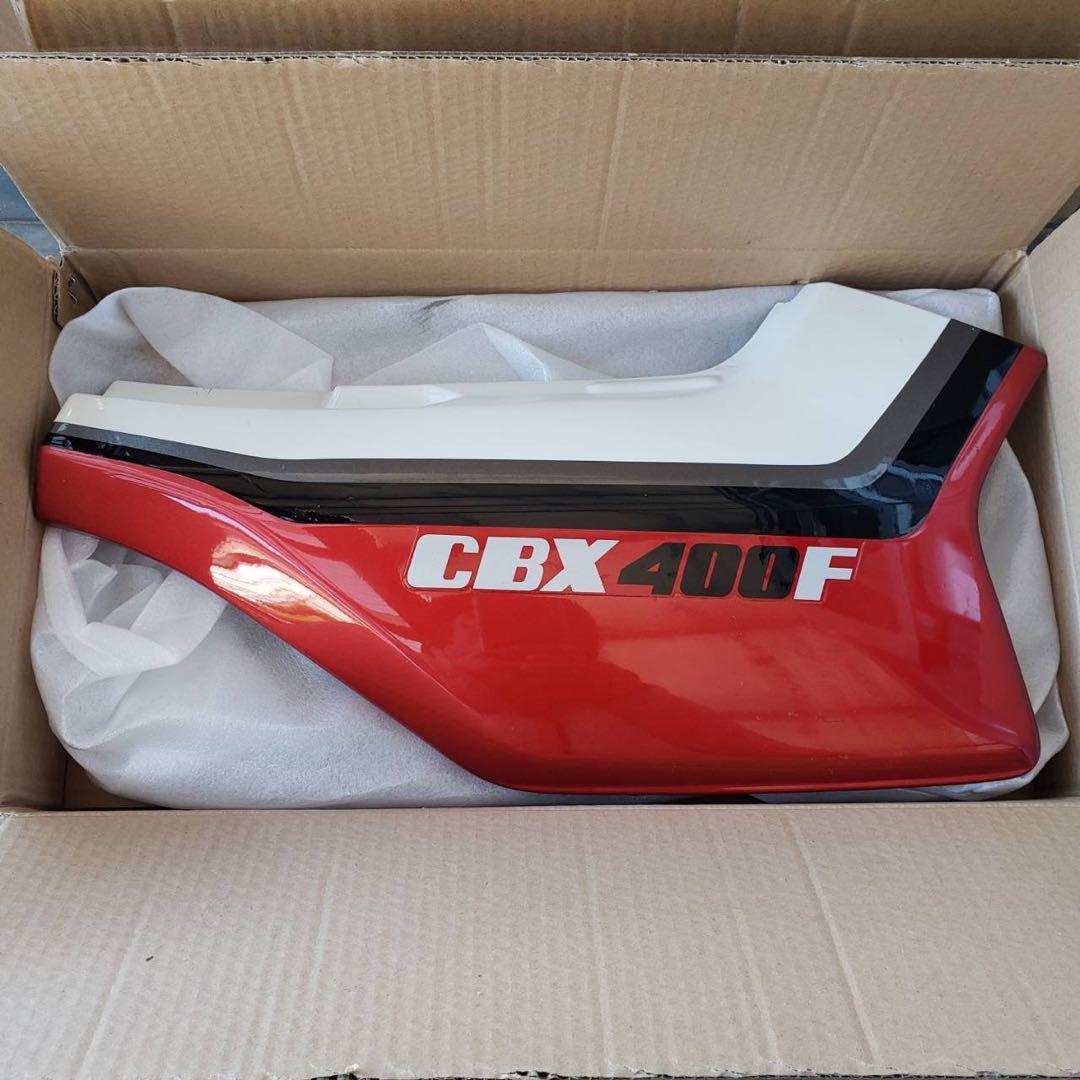 赤白 CBX400F 2型仕様サイドカバーset