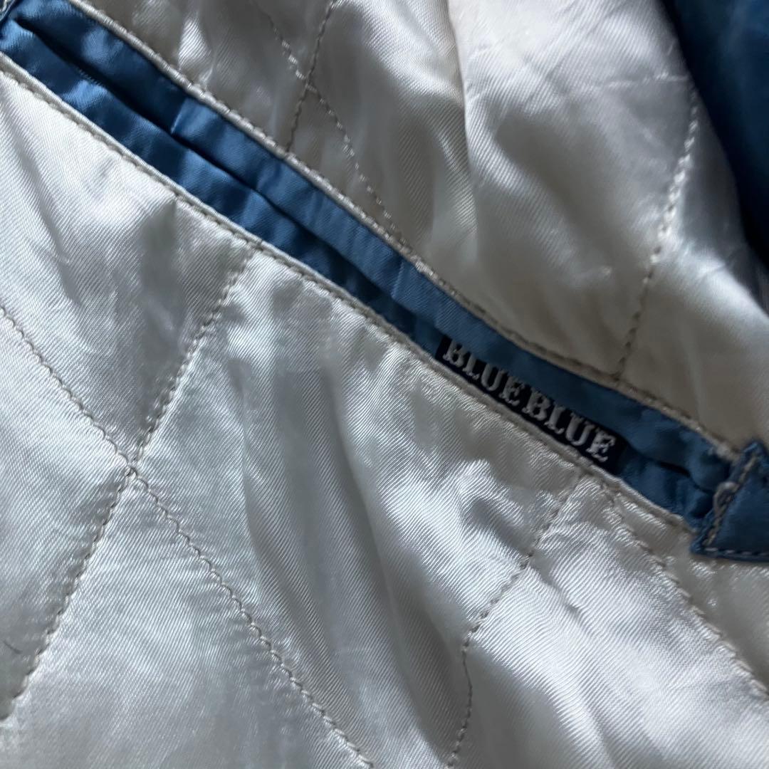 「BLUE BLUE（ブルーブルー）」 リバーシブルスカジャン　サイズ S