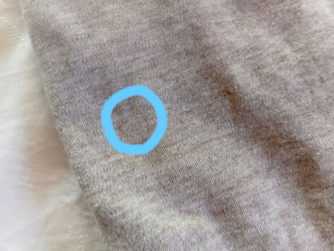 プリスティンジャケット　ヤク混　　オーガニックコットン　中綿　コットンボール柄