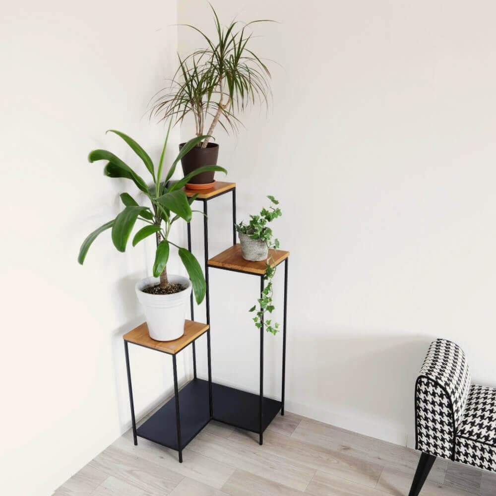 L字スタンド ディスプレイ台 3段