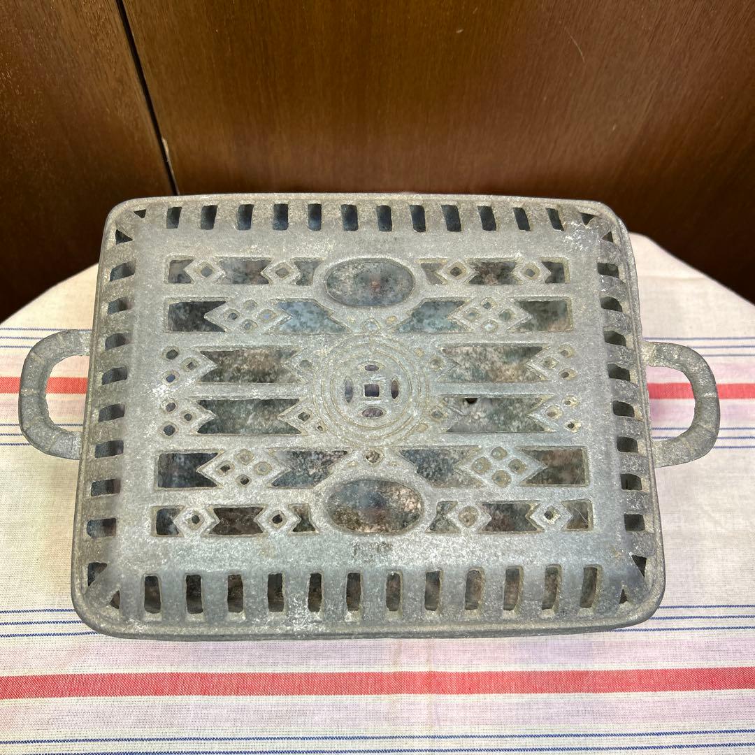 稀少ジャンクガーデン ガーデンオブジェ アンティーク 炭入れ/行火/手あぶり